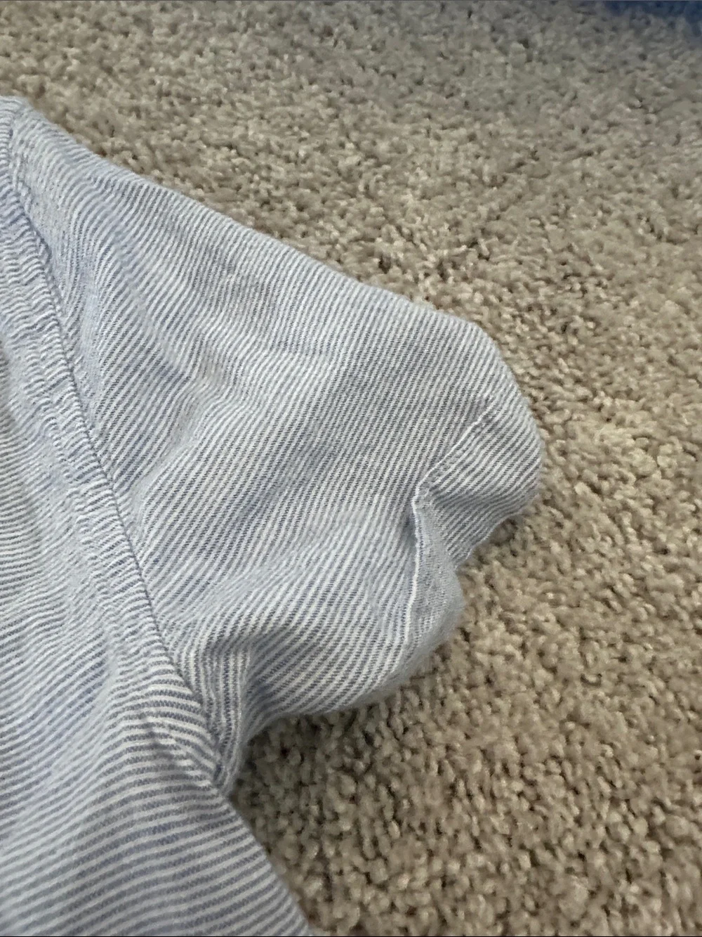 Vineyard Vines Light Blue Striped Short-Sleeve Button-Down Shirt